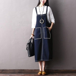 2019 Summer Women Elegant Office Work Denim Blue Dress ZANZEA Casual Loose Pockets Overalls Vestido Beach Robe Femme Plus Size